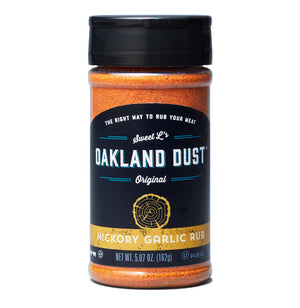 Oakland Dust Shaker - Hickory Garlic Rub - 5.07oz